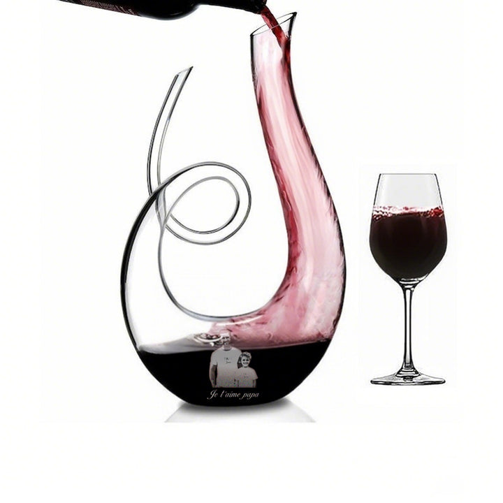 Carafe à vin rouge en forme de queue de serpent 1500 ML
