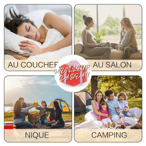 Couverture Polaire Couvertures personnalisées pour la fête des mères avec 9 photos