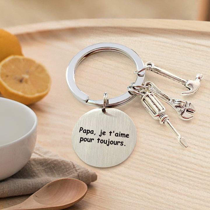 Si papa ne peut pas réparer le porte-clés Cadeau pour papa
