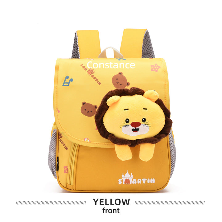 Cartable Sac à Dos Lion pour Enfant 1 Prénom Personnalisé Sac maternelle