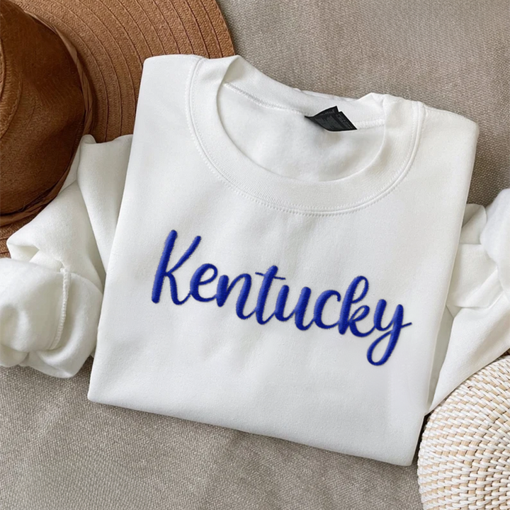 Sweat-shirt personnalisé avec broderie 3D Puff