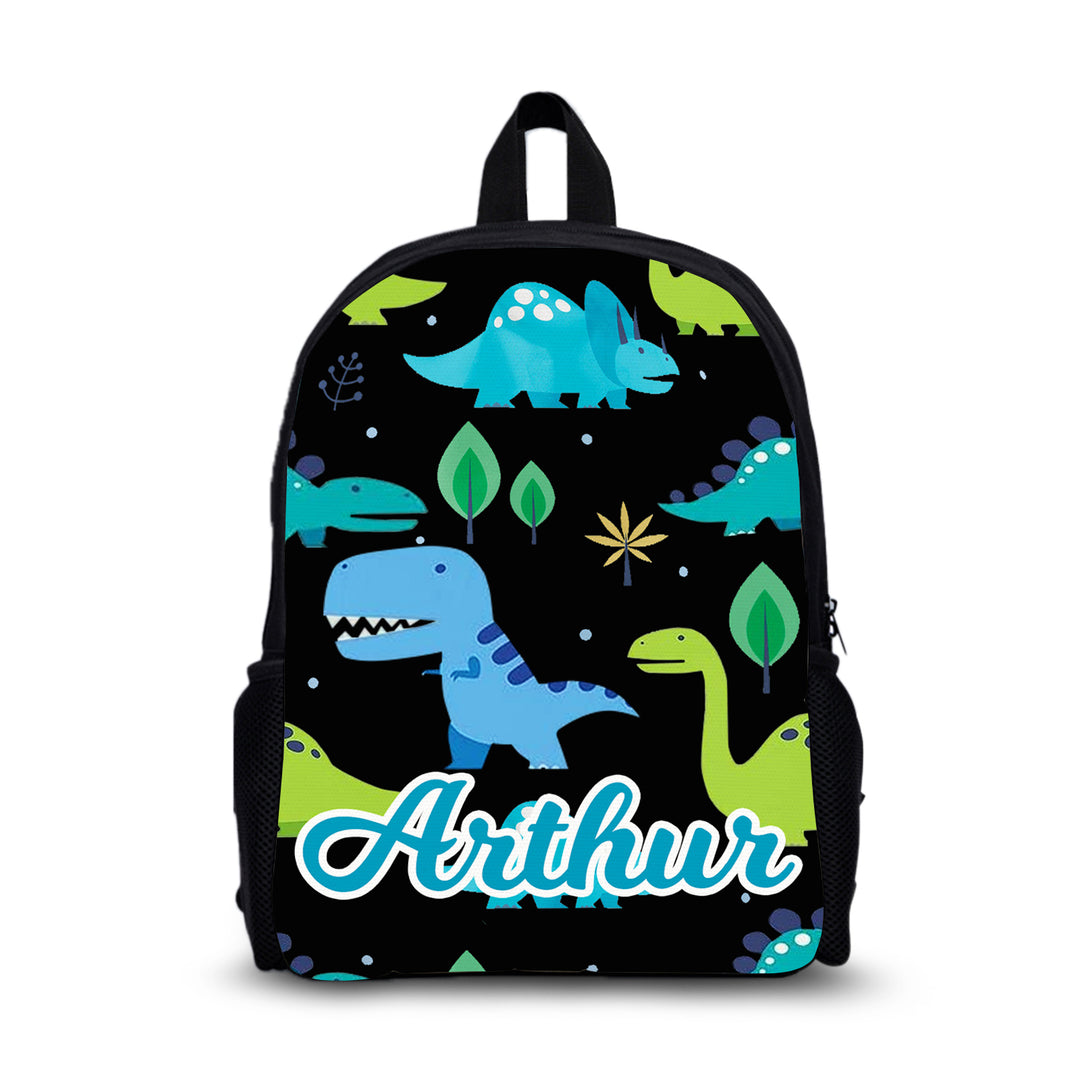 Sac à Dos Dinosaure pour Enfant 1 Prénom Personnalisé Cartable Sac maternelle