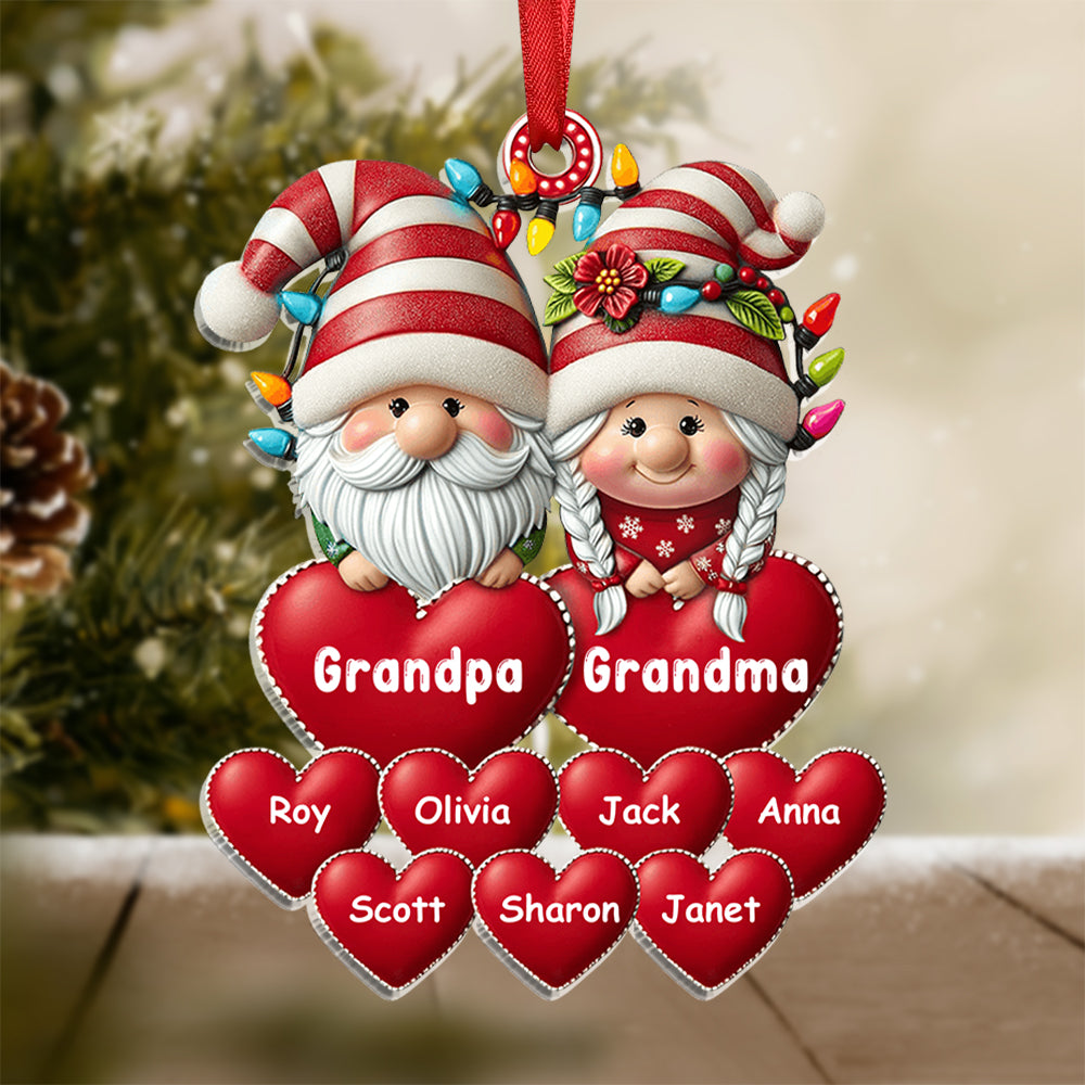 Ornement personnalisé pour grand-parent de Noël