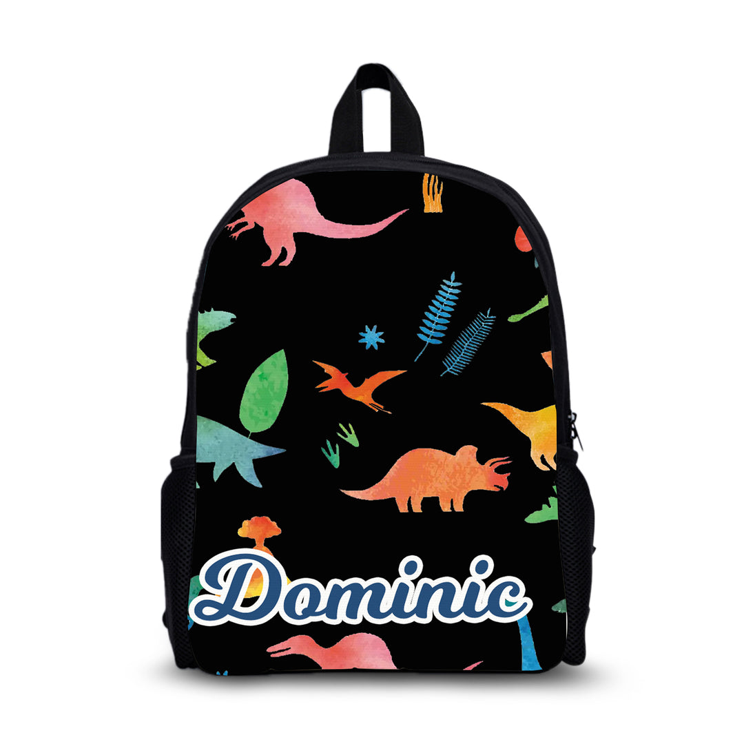Sac à Dos Dinosaure pour Enfant 1 Prénom Personnalisé Cartable Sac maternelle