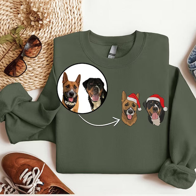 Sweat-shirt animal personnalisé en polaire d'hiver