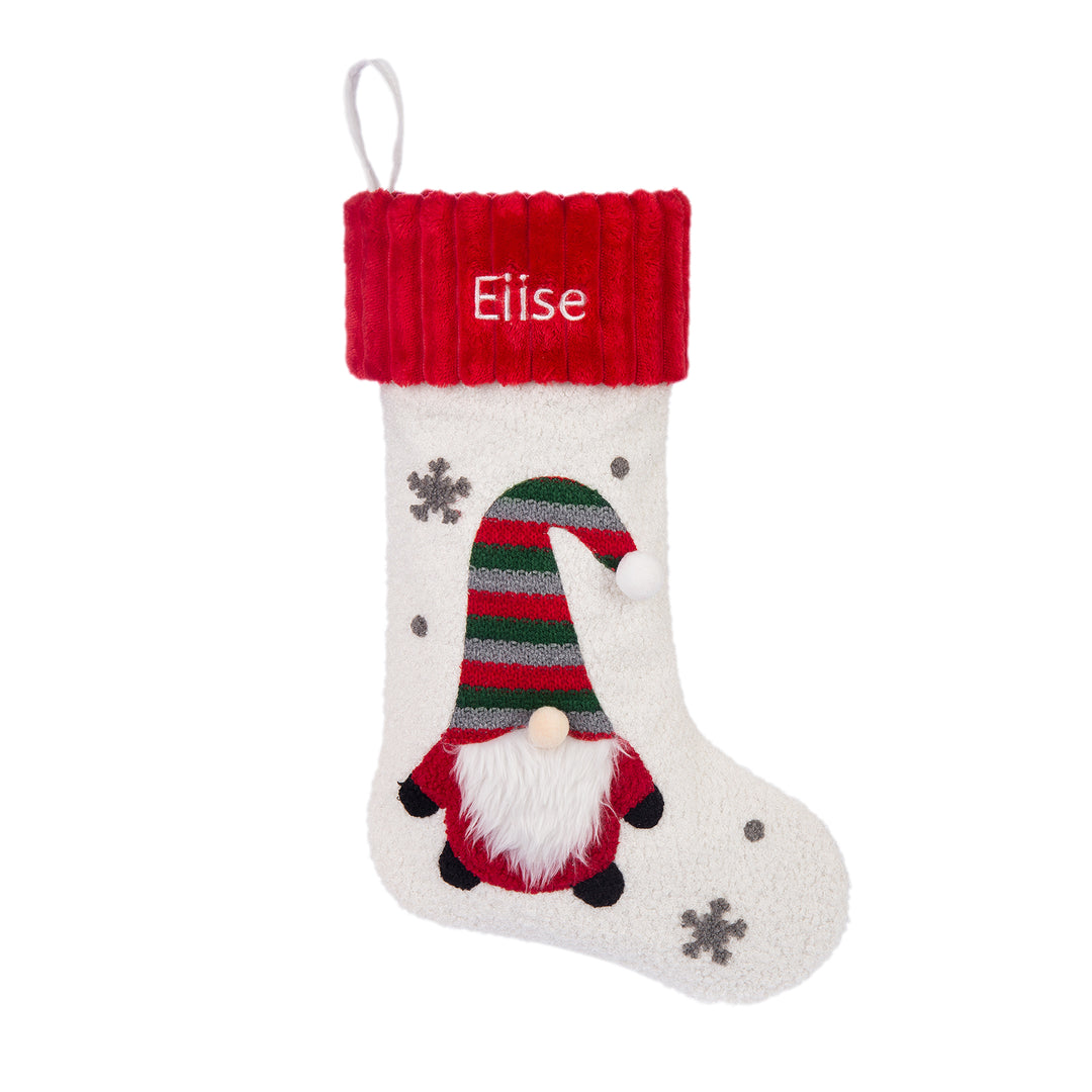 Ornements Chaussette de Noël 1 Prénom Personnalisé