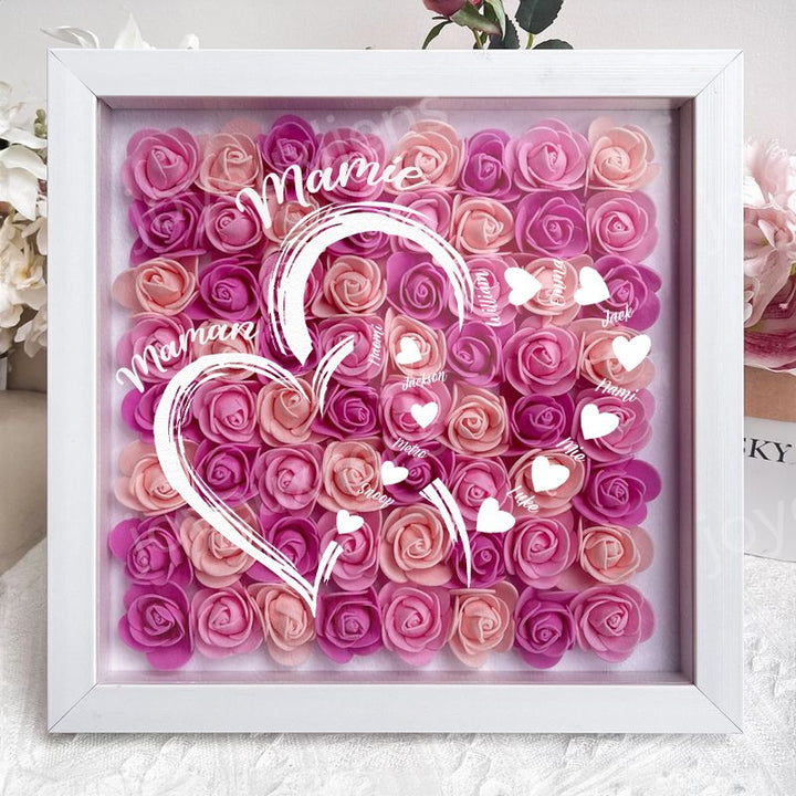 Première maman, maintenant grand-mère - Boîte à fleurs personnalisée