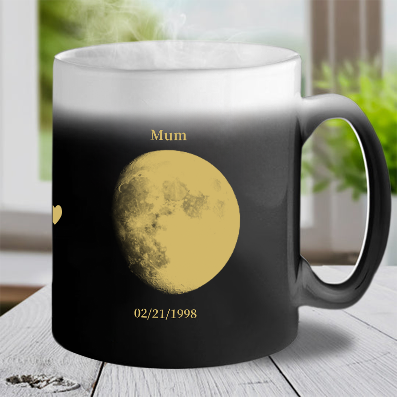 Une connexion profonde - Tasse magique personnalisée 3D - Famille