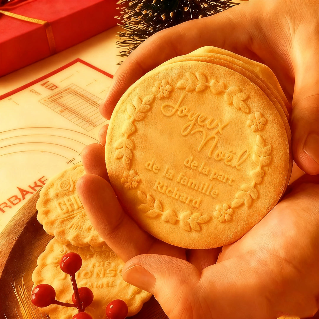 2025 Tampon à biscuits acrylique de Noël personnalisé