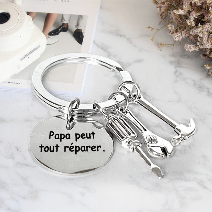 Si papa ne peut pas réparer le porte-clés Cadeau pour papa