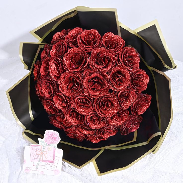 Bouquet de roses scintillantes - Cadeau d'anniversaire 🔥