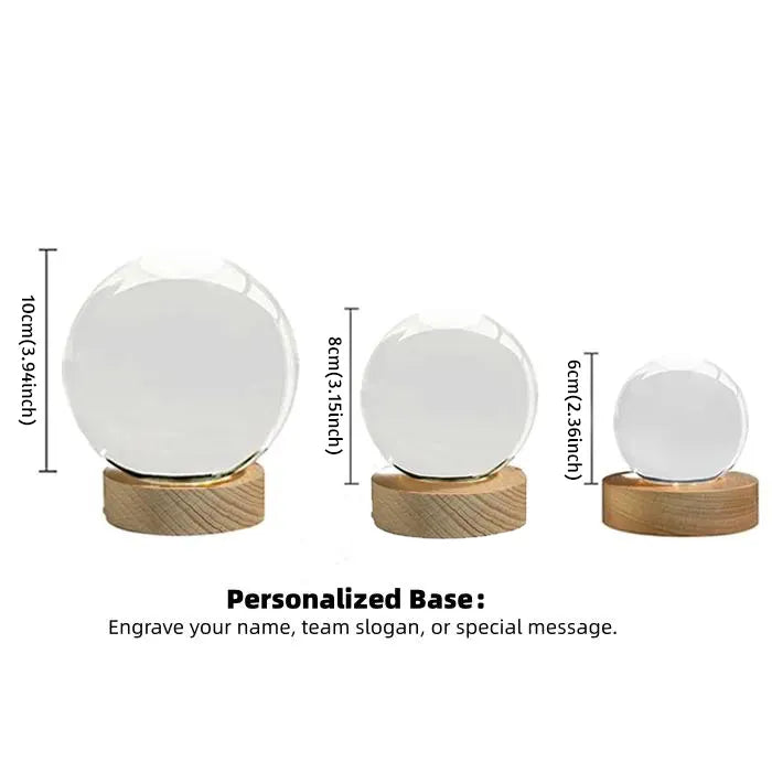 Boule de cristal de Noël personnalisée avec photo de votre animal de compagnie (croquis)