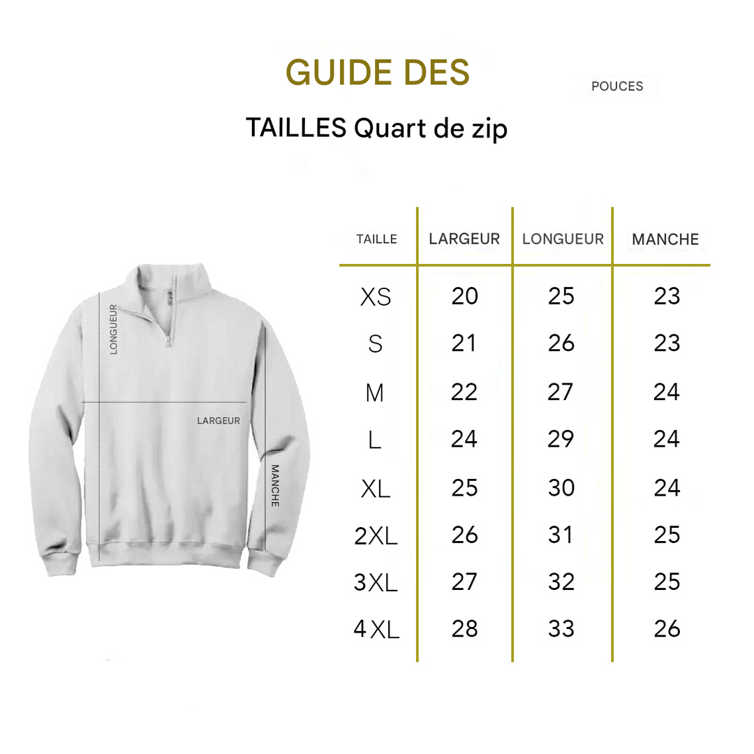 Pull brodé avec chiffres romains et fermeture éclair quart de tour, cadeau pour couple, date de mariage personnalisée, cadeau d'anniversaire pour elle