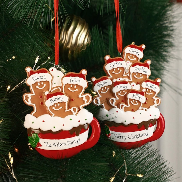 Décorations de Noël personnalisées en pain d'épices 2024