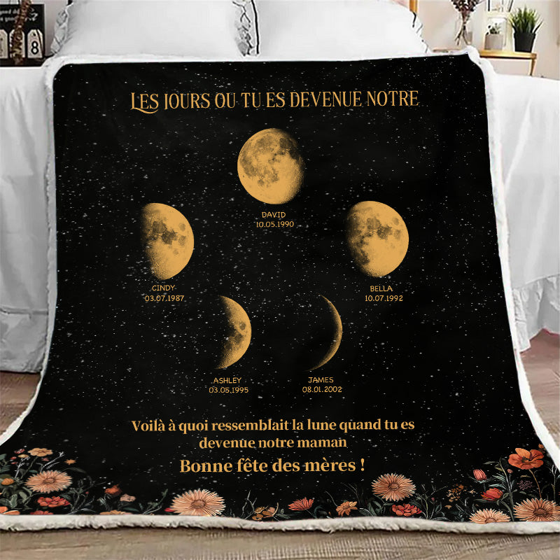 Couverture Phases de Lune pour Maman, le meilleur cadeau pour la fête des Mères