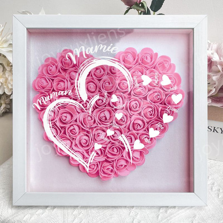 Première maman, maintenant grand-mère - Boîte à fleurs personnalisée
