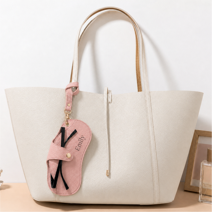 Étui à lunettes en cuir personnalisé avec un prénom, cadeau pour elle ou lui