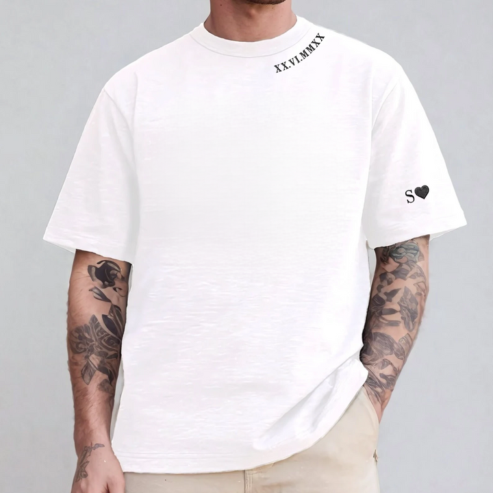 Sweat  personnalisé avec chiffres romains brodés
