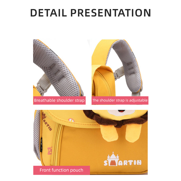 Cartable Sac à Dos Lion pour Enfant 1 Prénom Personnalisé Sac maternelle