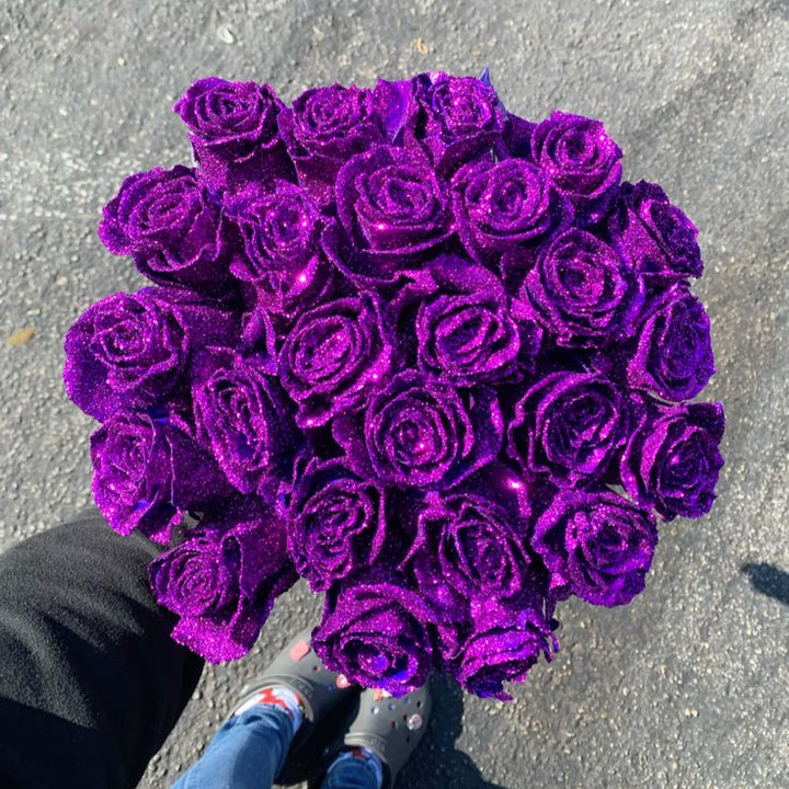 Bouquet de roses scintillantes - Cadeau d'anniversaire 🔥