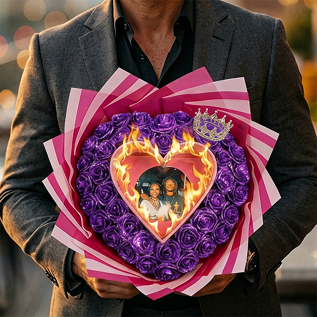 Roses scintillantes éternelles - Édition à brûler