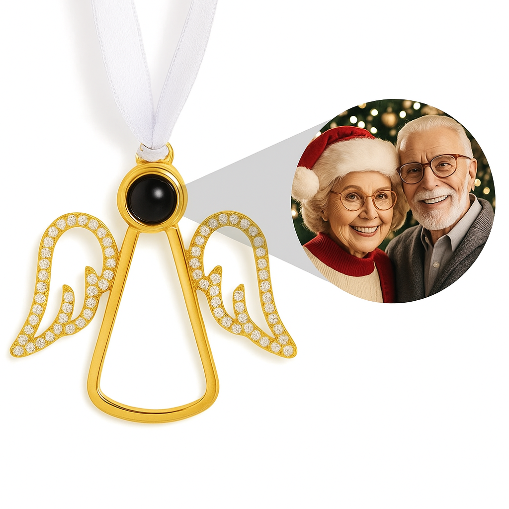 Ornement photo personnalisé Patte- Décorations de projection personnalisées - Cadeaux de Noël