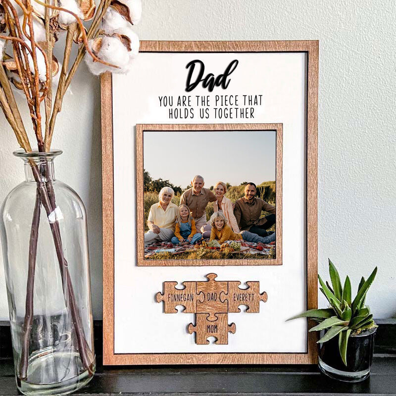 Pièces de puzzle personnalisées avec nom et photo