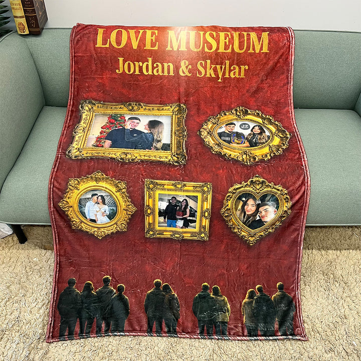 Couverture photo personnalisée du Musée des États-Unis, cadeau pour couples