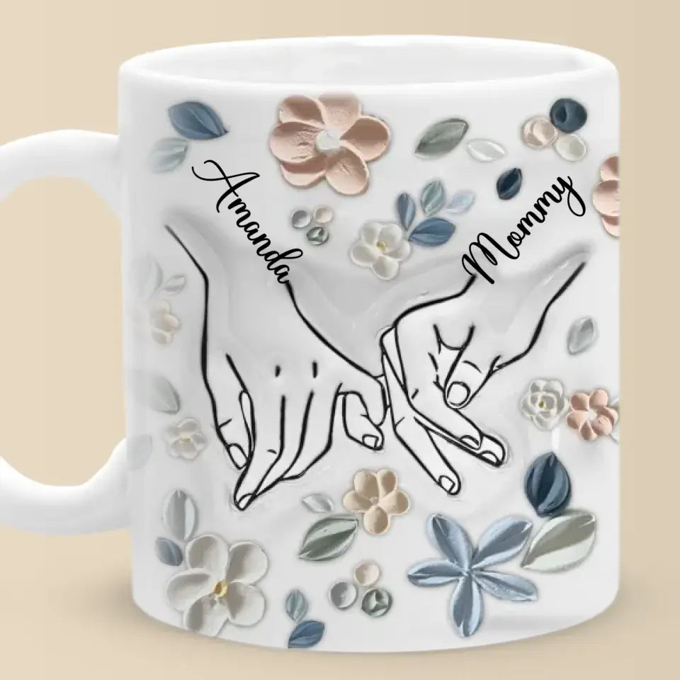 Amour Maternel: Tasse 3D Personnalisée - Maman, Mamie - Cadeau Unique