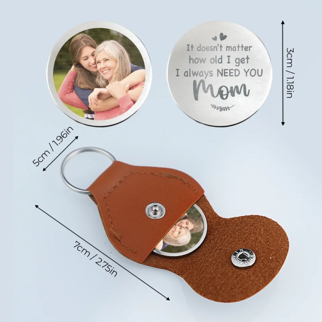 Photo personnalisée : Ton amour grandit avec moi - Pochette personnalisée pour la famille