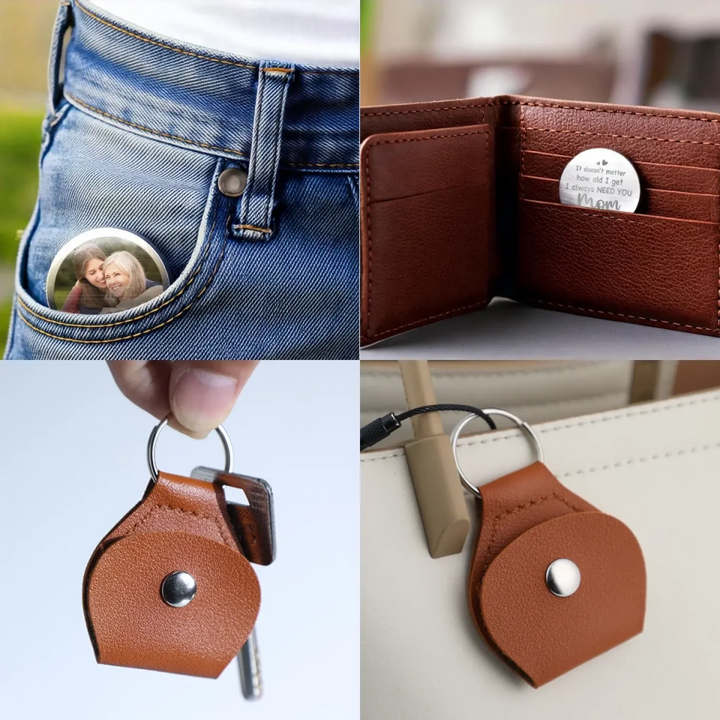 Photo personnalisée : Ton amour grandit avec moi - Pochette personnalisée pour la famille