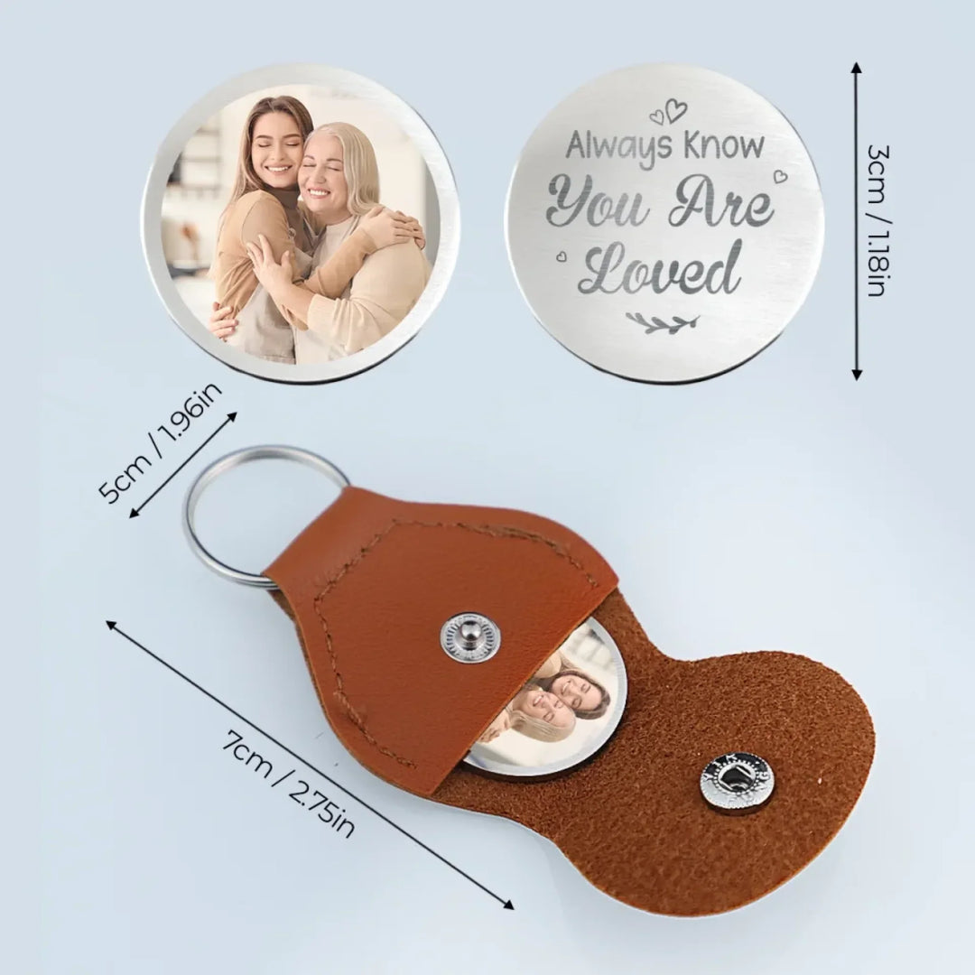 Photo personnalisée « Sachez toujours que vous êtes aimé » - Pochette personnalisée pour la famille