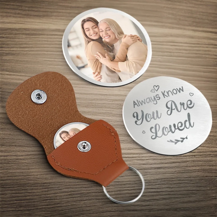 Photo personnalisée « Sachez toujours que vous êtes aimé » - Pochette personnalisée pour la famille