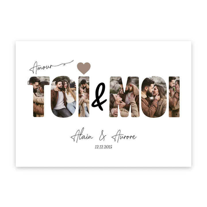 2026 Toi & Moi -  Affiche Personnalisée