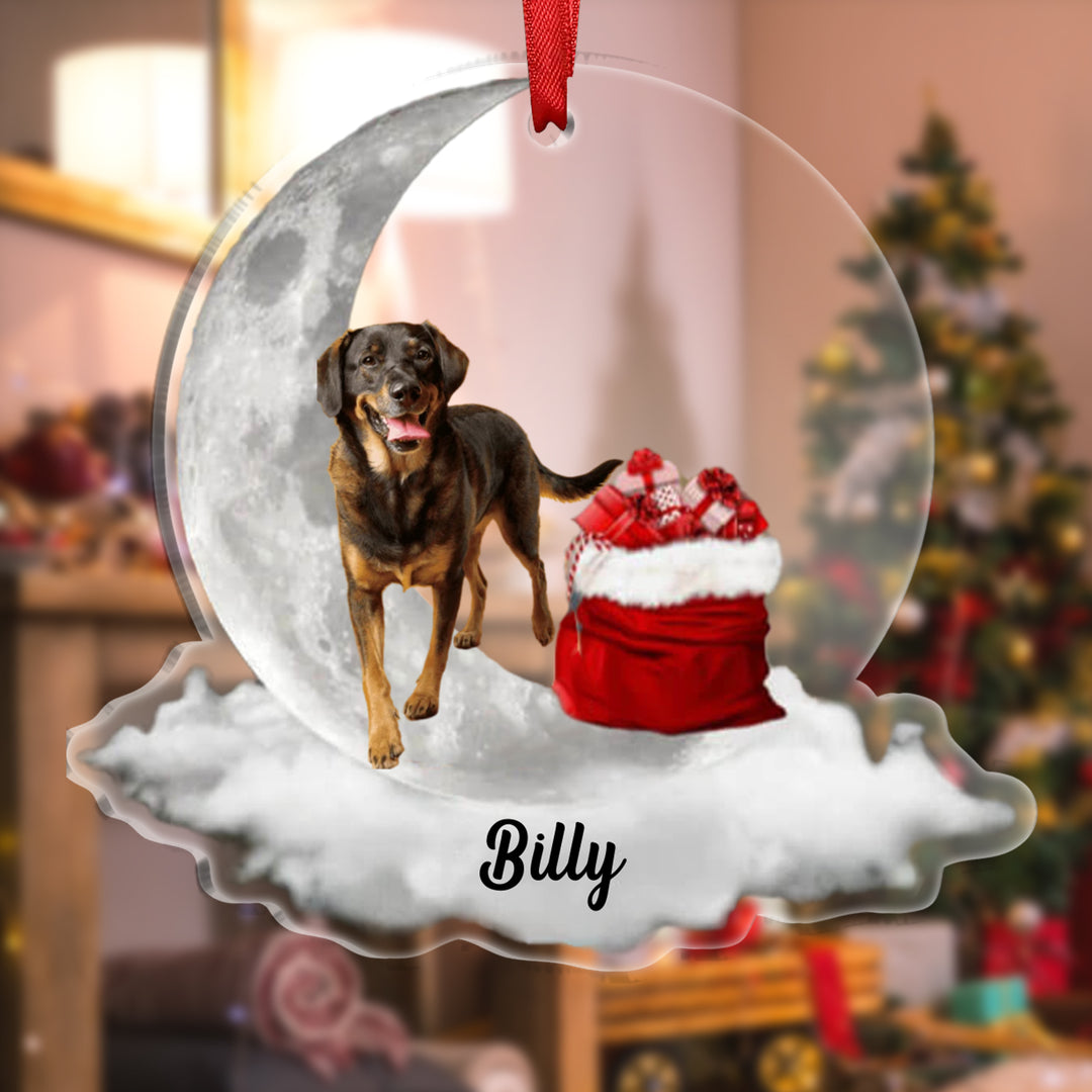 Ornements de Noël  en Acrylique avec Photo Personnalisée