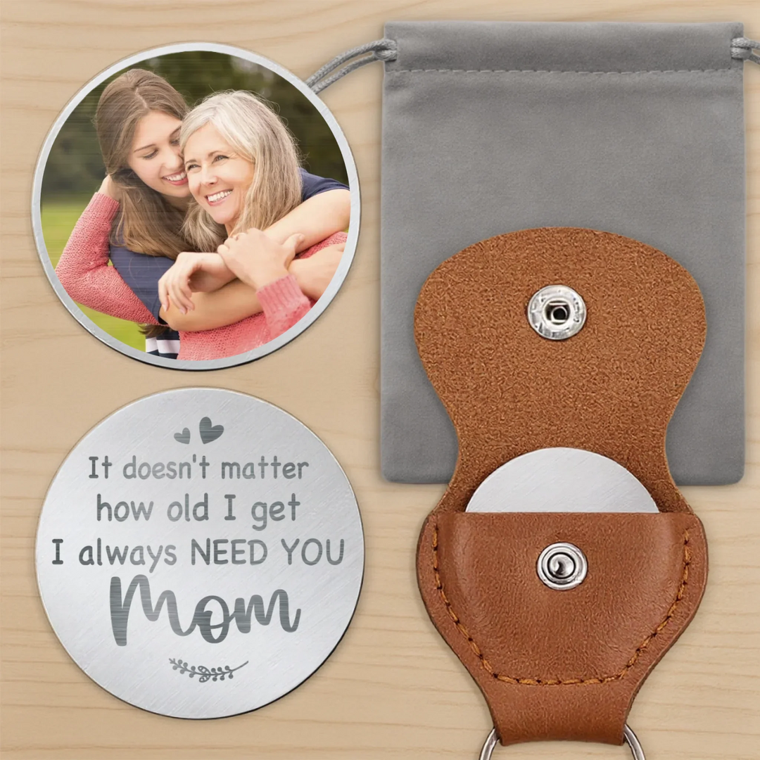Photo personnalisée : Ton amour grandit avec moi - Pochette personnalisée pour la famille