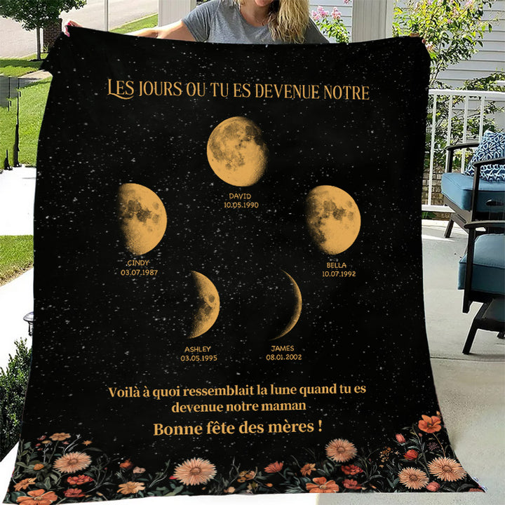 Couverture Phases de Lune pour Maman, le meilleur cadeau pour la fête des Mères