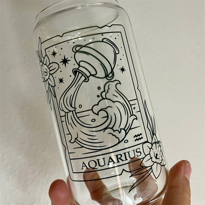 Coupe en verre du zodiaque