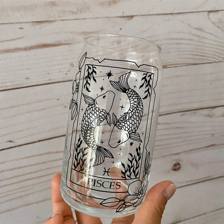 Coupe en verre du zodiaque