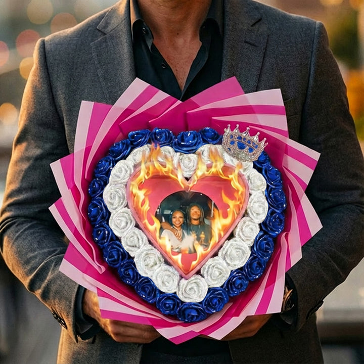 Roses scintillantes éternelles - Édition à brûler