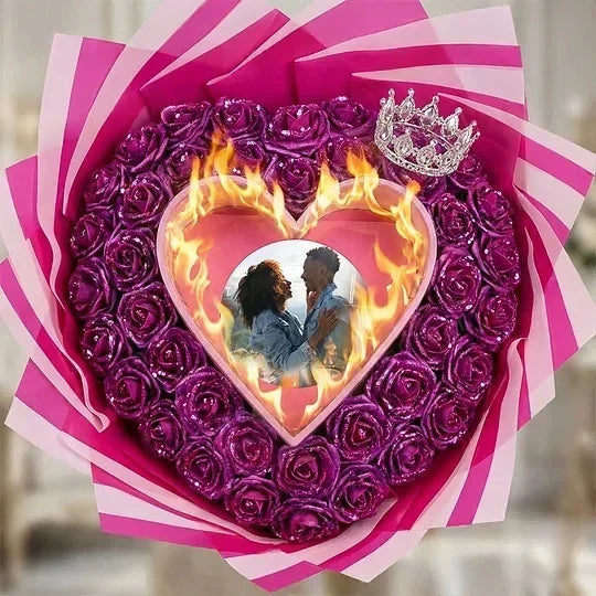 Roses scintillantes éternelles - Édition à brûler