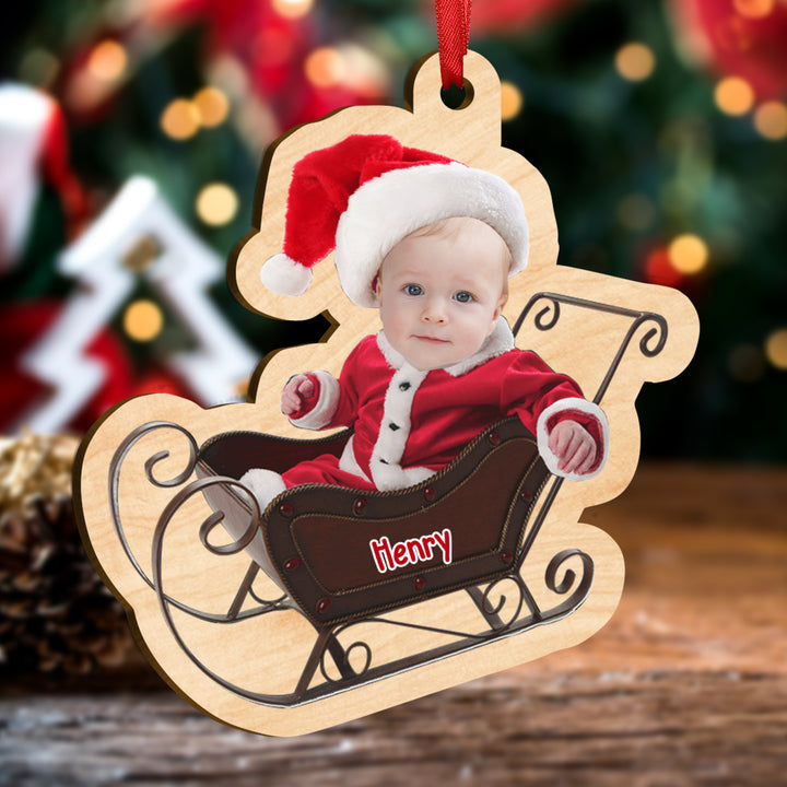 Décorations de Noël en bois personnalisées pour enfants