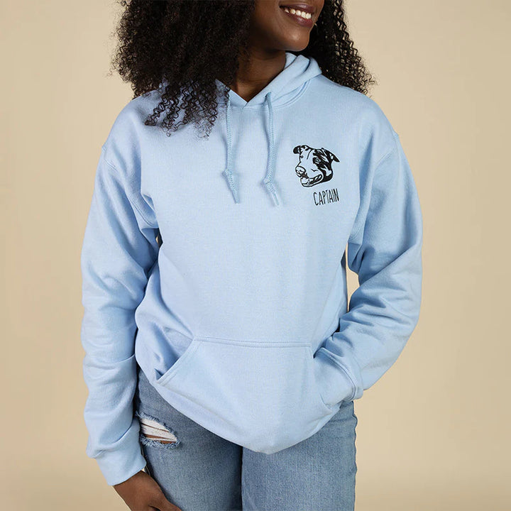 Sweats à capuche, t-shirts et sweatshirts personnalisés avec visage d'animal brodé，pour chats