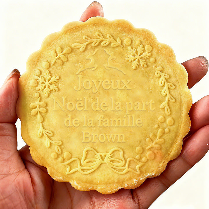 2025 Tampon à biscuits acrylique de Noël personnalisé