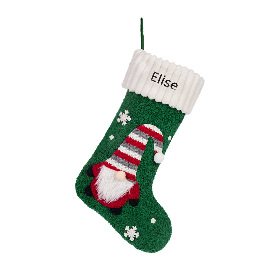 Ornements Chaussette de Noël 1 Prénom Personnalisé