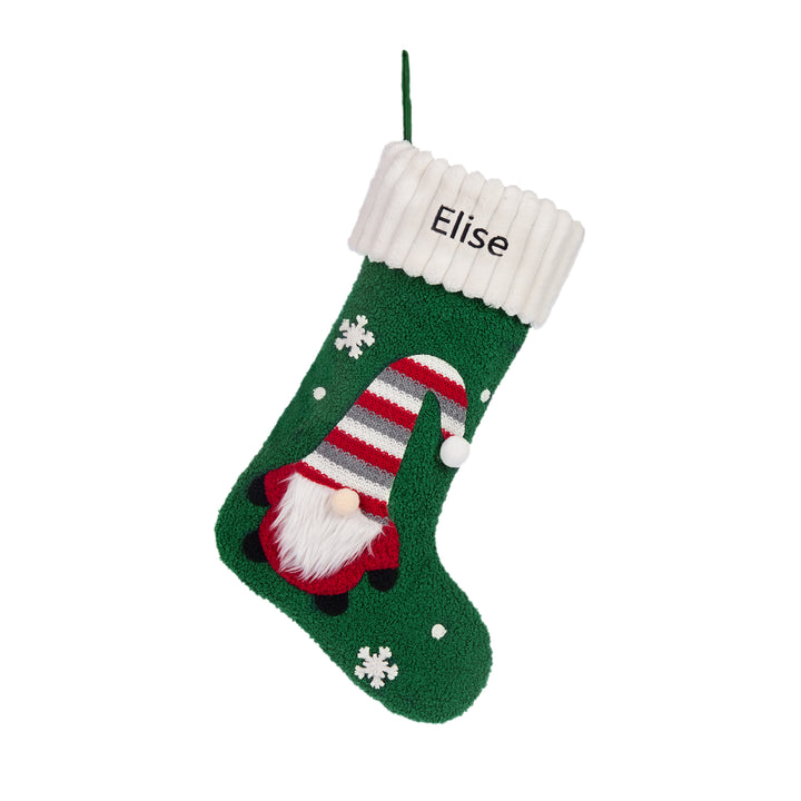 Ornements Chaussette de Noël 1 Prénom Personnalisé