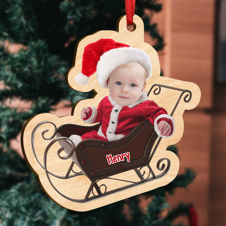 Décorations de Noël en bois personnalisées pour enfants