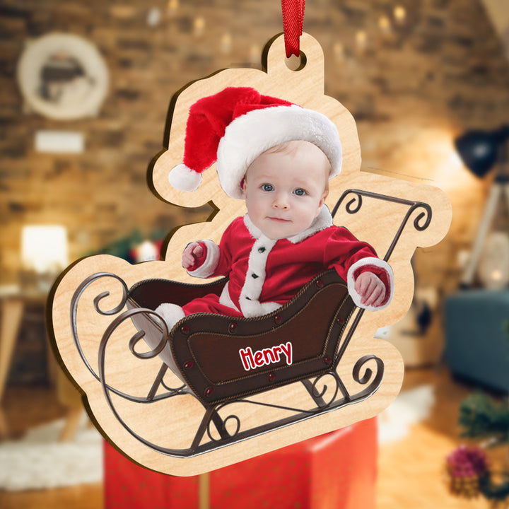 Décorations de Noël en bois personnalisées pour enfants