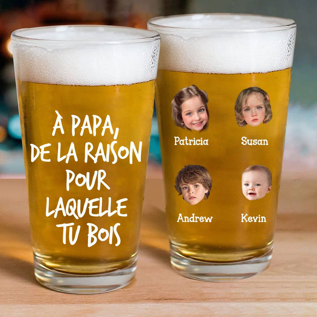 Photo personnalisée de tasse de bière