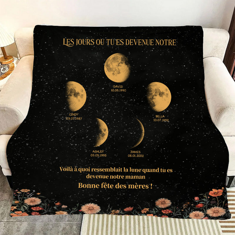 Couverture Phases de Lune pour Maman, le meilleur cadeau pour la fête des Mères